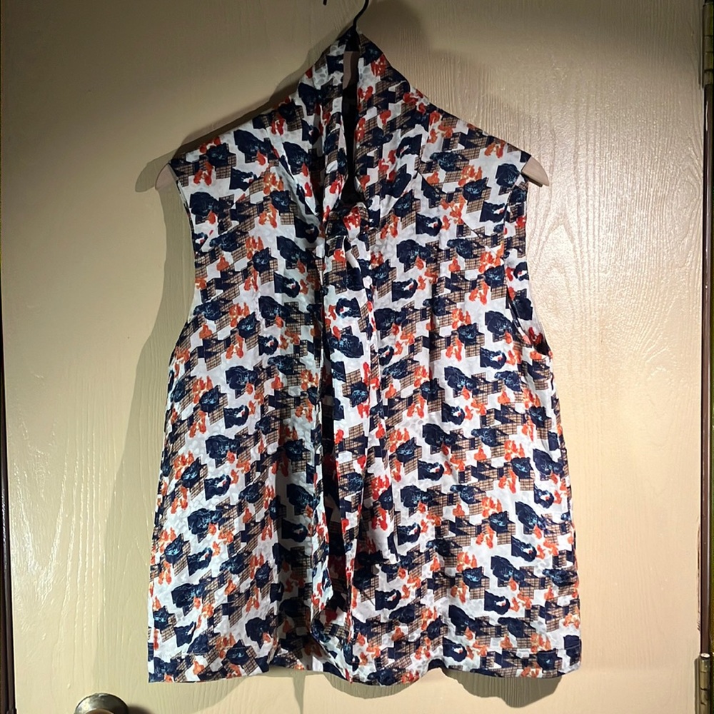 Suno Tie Neck Blouse